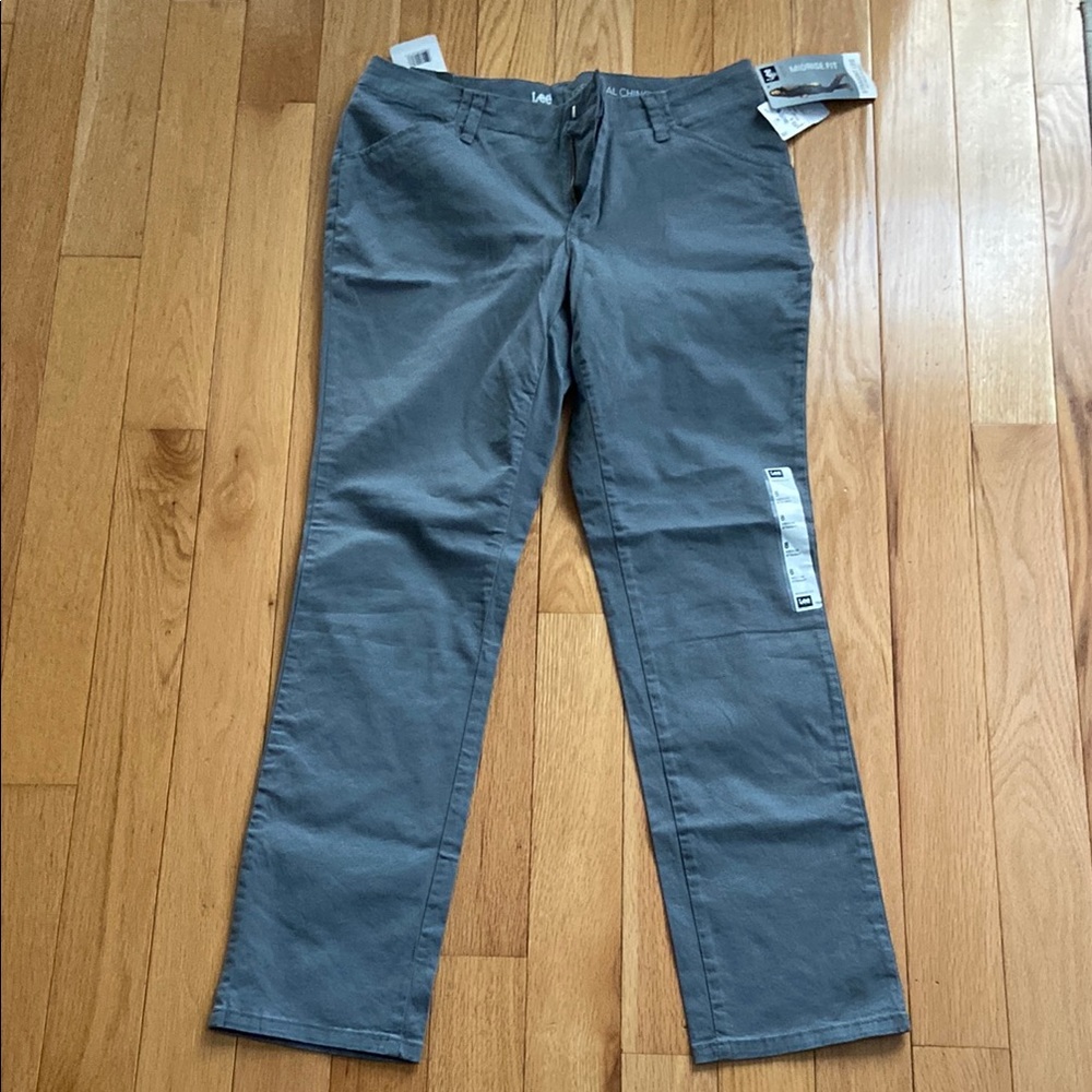 Lee Women's Gray Chino Pants
